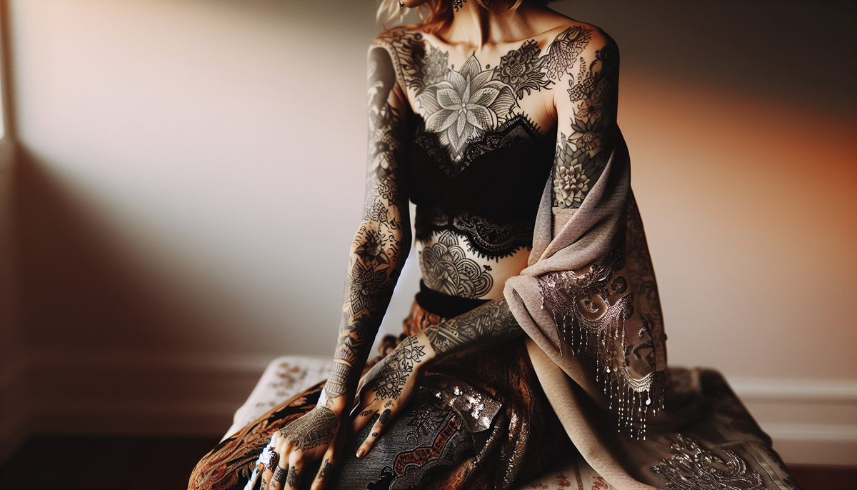 Sensual Inked Boudoir Photography by David Josue